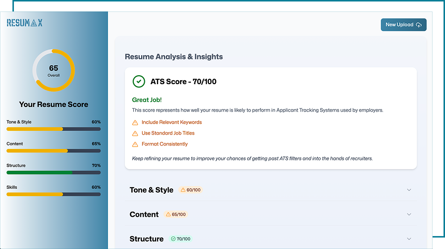 ATS Dashboard Preview